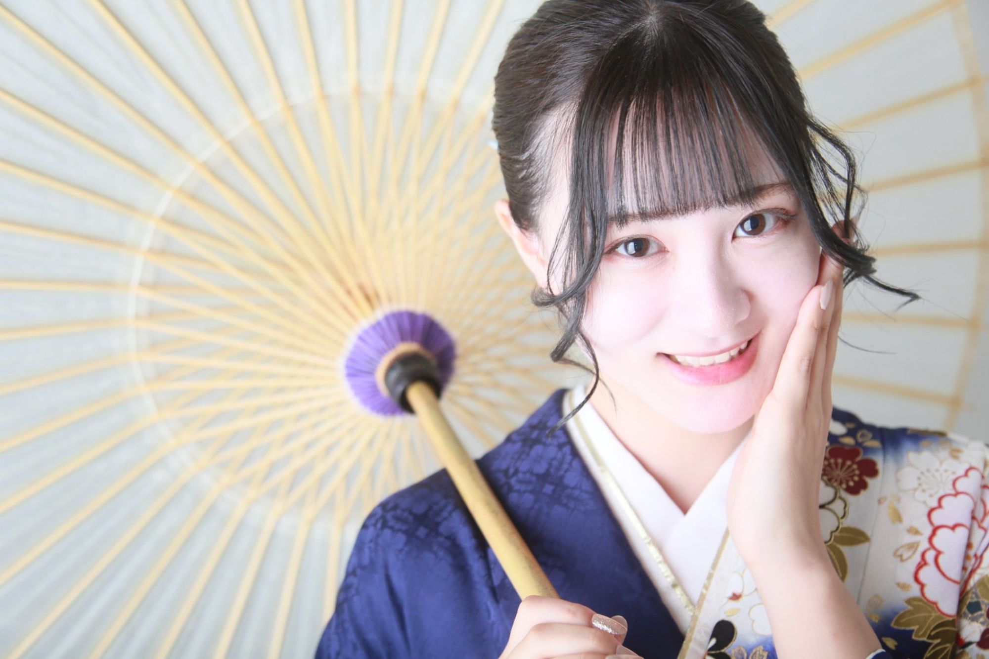 成人式振袖前撮り写真15